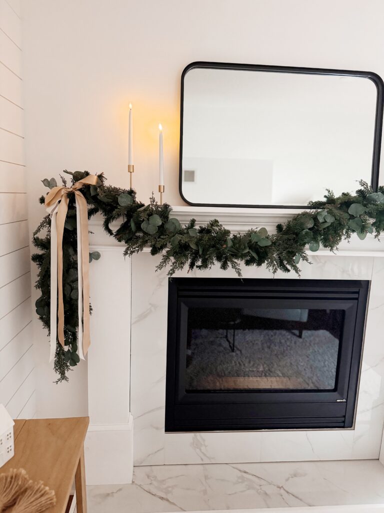 stir and gather Chrismas mantel