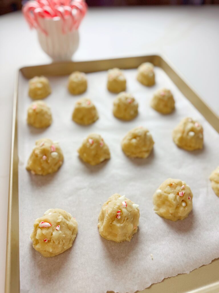 stir and gather stuffed peppermint cookies