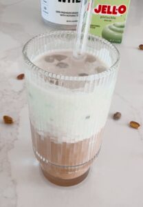 stir and gather glass straws in fluted glasses