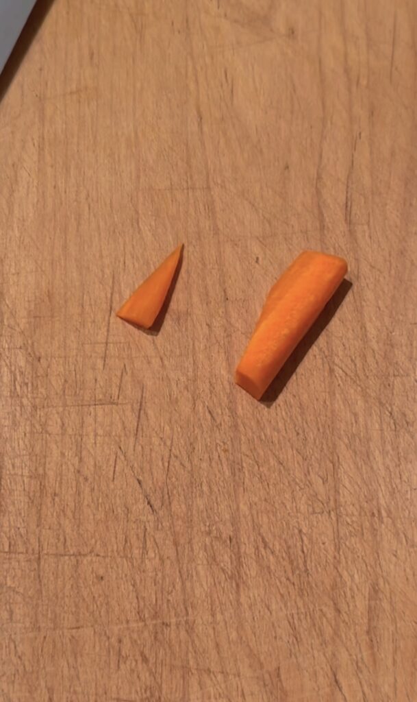 stir and gather slicing carrot