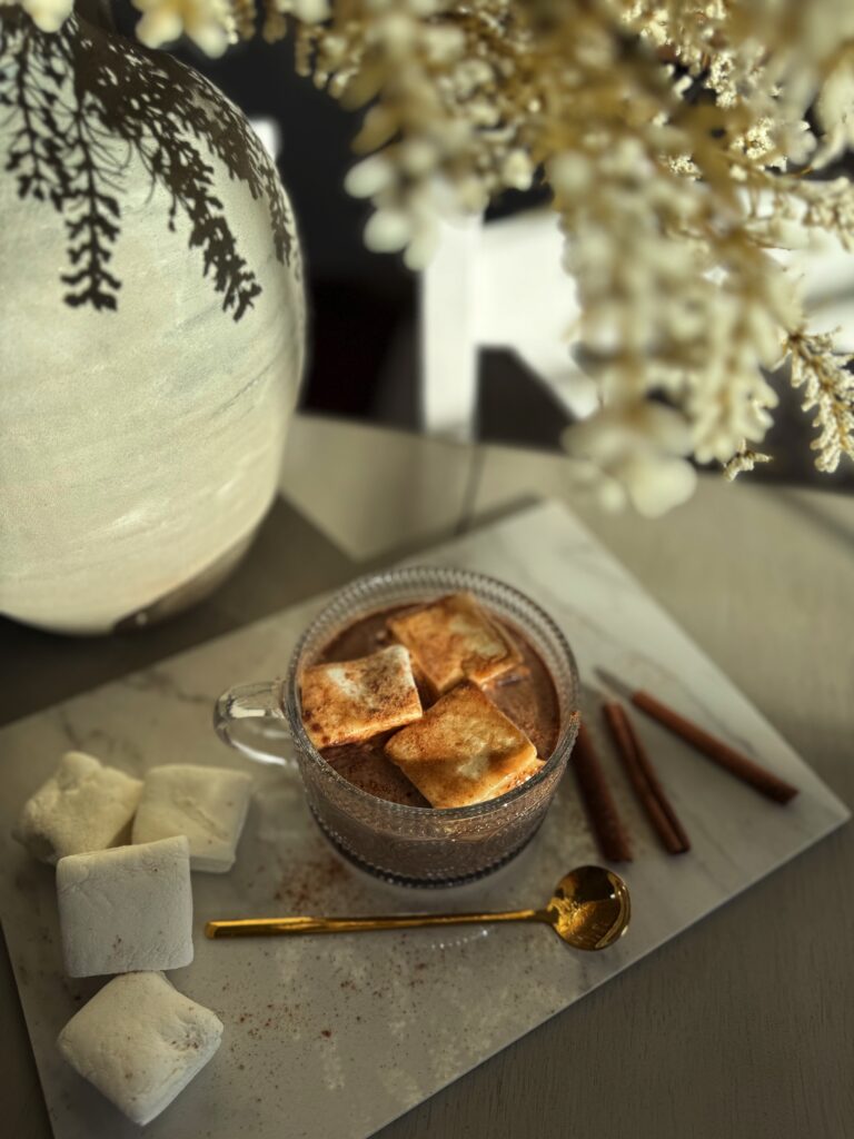 Stir and gather Mexican bone broth hot chocolate