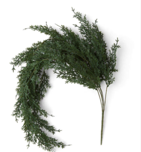 stir and gather cedar garland sprig