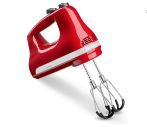 stir and gather red Kitchenaid mixer