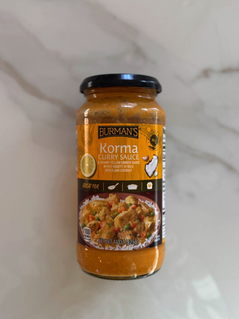 stir and gather korma curry from Aldi recipe