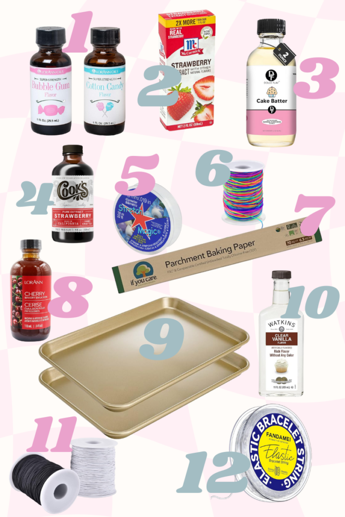stir and gather homemade candy necklace essentials