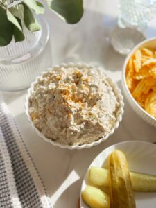 stir and gather fried dill pickle ranch dip