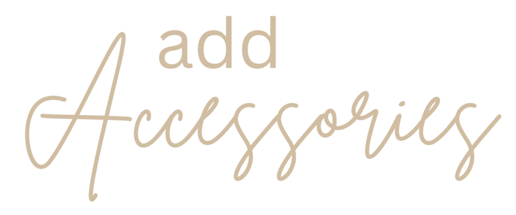 stir and gather add accessories button