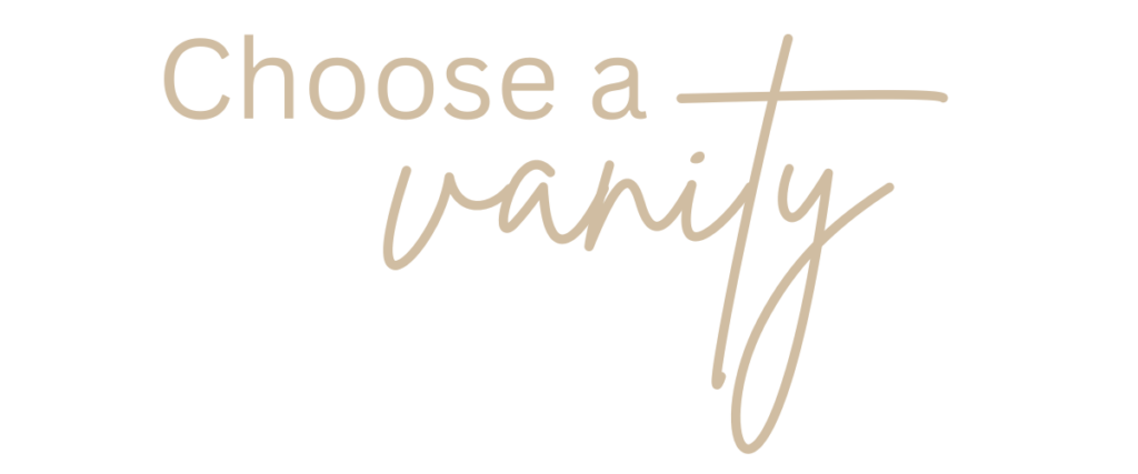 stir and gather choose a vanity button