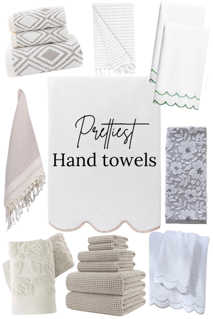 stir and gather pretty bathroom hand towels